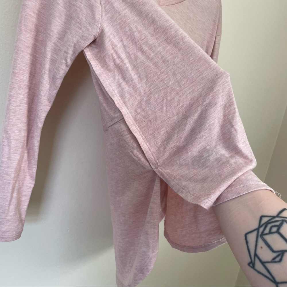 Faded Glory | Pink Hi Low Long Sleeve Tee | Size Small - Picture 12 of 13